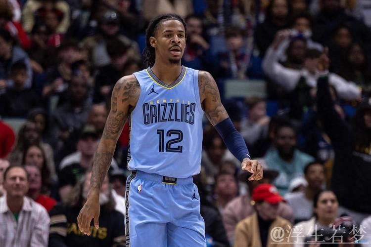 湖人对决灰熊：莫兰特的精彩瞬间（3月30日常规赛）